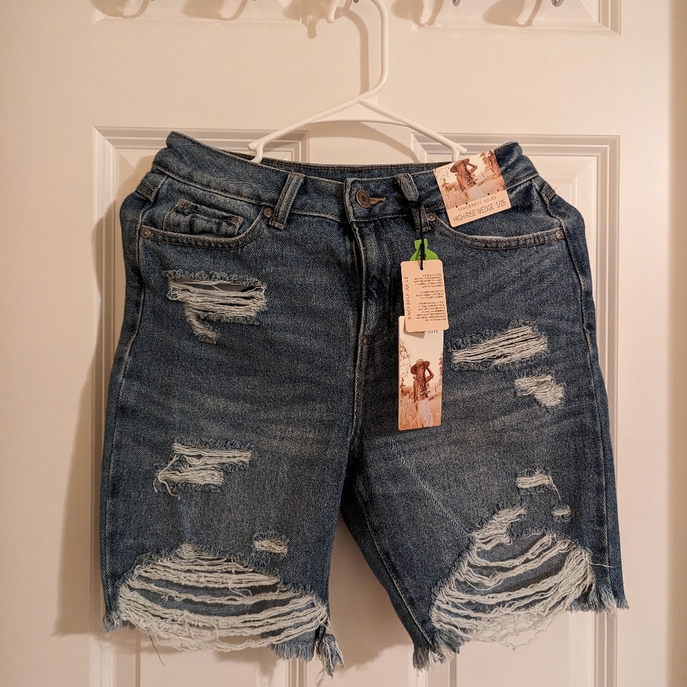 Sincerely Jules Jean Shorts NWT